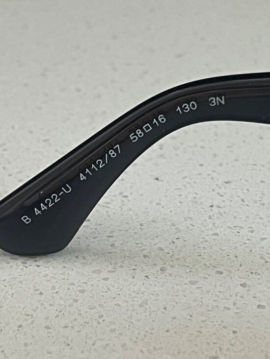 Burberry BE4422U cat eye black sunglasses main image 8